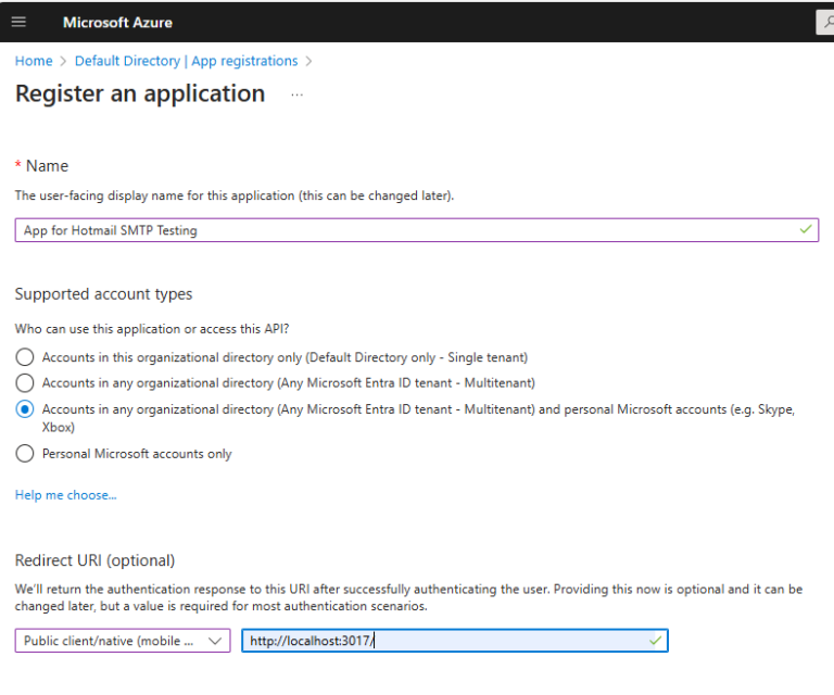 W Client Creating an App Registration w/ Client ID for OAuth2 Authentication for ...